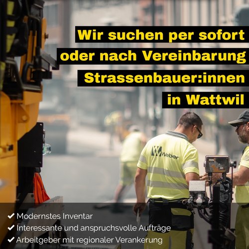 Interesse? Bewirb dich mit dem Link in der Bio! ⚠️
#weber #weberbau #strassenbauer #stelleninserat #baubranche Interesse? Bewirb dich mit dem Link in der Bio! ⚠️
#weber #weberbau #strassenbauer #stelleninserat #baubranche